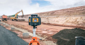 Het afschot is in beide assen tot op de 0.001% in te stellen.een baakklem.