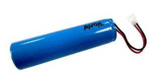 Accu t.b.v.  Geo Fennel FVE100/150 en Levelfix/metrofix VS500 video endoscoop. 3.7V 2000 mAh met kleine connector (6,5 x 2,7 x 9,5 mm)