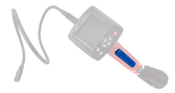 Accu t.b.v. Geo Fennel FVE100/150 en Levelfix/metrofix VS500 video endoscoop. 3.7V 2000 mAh met kleine connector (6,5 x 2,7 x 9,5 mm)