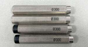 GEO-Laser Opstelpootjes DN 300 – Gereviseerde Set van 4 | Voor KL- en UL-serie Rioollasers