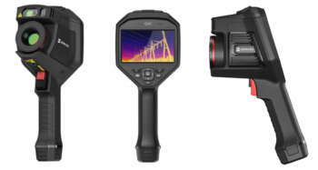 ocusseert zich op het punt waar de laser op is gericht. Touch auto focus, de G41H focusseert zich op het punt waar op het scherm getikt wordt. Met de door de gebruiker gedefinieerde beeldmodi Thermal/Visual/Fusion/PIP/Blending kan de gewenste modus worden geselecteerd. De nauwkeurigheid van de beelden kan worden verbeterd door gebruik te maken van de ingebouwde Klasse II laser. De 50Hz frequentie zorgt voor een extreem vloeiend beeld als de gebruiker over een scène beweegt of een bewegend doelwit meet. De G41H is zowel ideaal voor metingen dichtbij bijv. elektrische, HVAC en mechanische inspecties, als het snel scannen van grote oppervlakten als muren en vloeren ook bij zeer hoge temperaturen. Hikmicro Viewer App en Analyser Software De Hikmicro M30 heeft de mogelijkheid om te verbinden via Wi-Fi en Bluetooth om verbinding te maken