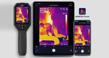 mogelijk. De foto's worden volledig radiometrisch opgeslagen en kunnen eenvoudig en gemakkelijk worden nabewerkt op een PC met behulp van het gratis programma van de Hikmicro.