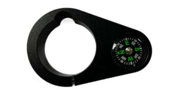 Doosniveau t.b.v. prisma/GPS stok Dit kompas zit in een aluminium behuizing welke te klemmen is dmv een inbus op een stok met een diameter van 32mm.