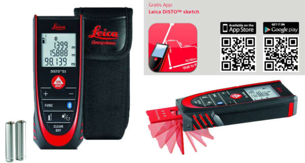 Leica Disto D2BT afstandsmeter