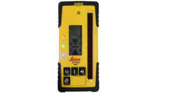 Leica RE160 Artikelnr: 789924 Leica Uit voorraad leverbaar De Leica RE160 ontvanger Werkt op roodlicht rotatielasers Aflezing met pijlen en in millimeters Standaard geleverd met baakklem