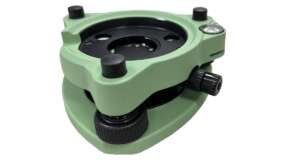 Stelschroevenblok Leica GDF322 met optisch lood Dit stelschroevenblok met optisch lood is voor zien van een 5/8" statief aansluiting en een geforceerde centrering. I.c.m. een stelschroevenblok adapter (Draaibaar of vast)te gebruiken voor een Prismastation of GNSS/GPS basisstation