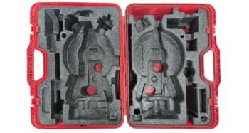 Leica T100 koffer (B grade) Passend op o.a. T100 B grade product: Koffer in goede staat, buiten kant wat gebruiksschade, van binnen zeer goed. Het model op de foto kan afwijken van de geleverde ontvanger, wij hebben hiervan meerdere van op voorraad. Wilt u er meerdere hebben?  Vraag dan het actuele aantal op via telefoon, whatsapp of mail.