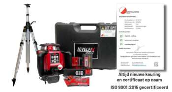 De Levelfix 650HV set compleet incl. rld100 en statief