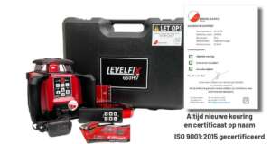 Levelfix 650HV allround afbouwlaser