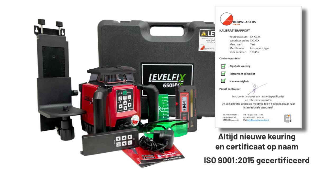 _Levelfix 650HVG set Bouwlasers Online