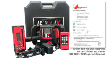 Levelfix 860HVS: De Slimme, Halfautomatische Dubbel Afschot Laser voor Elke Vakman