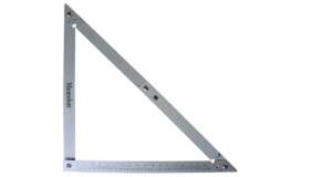 MVH500 Memo opvouwbare aluminium bouwhaak, 60x60x90cm, 45° en 90°, in nylon foedraal