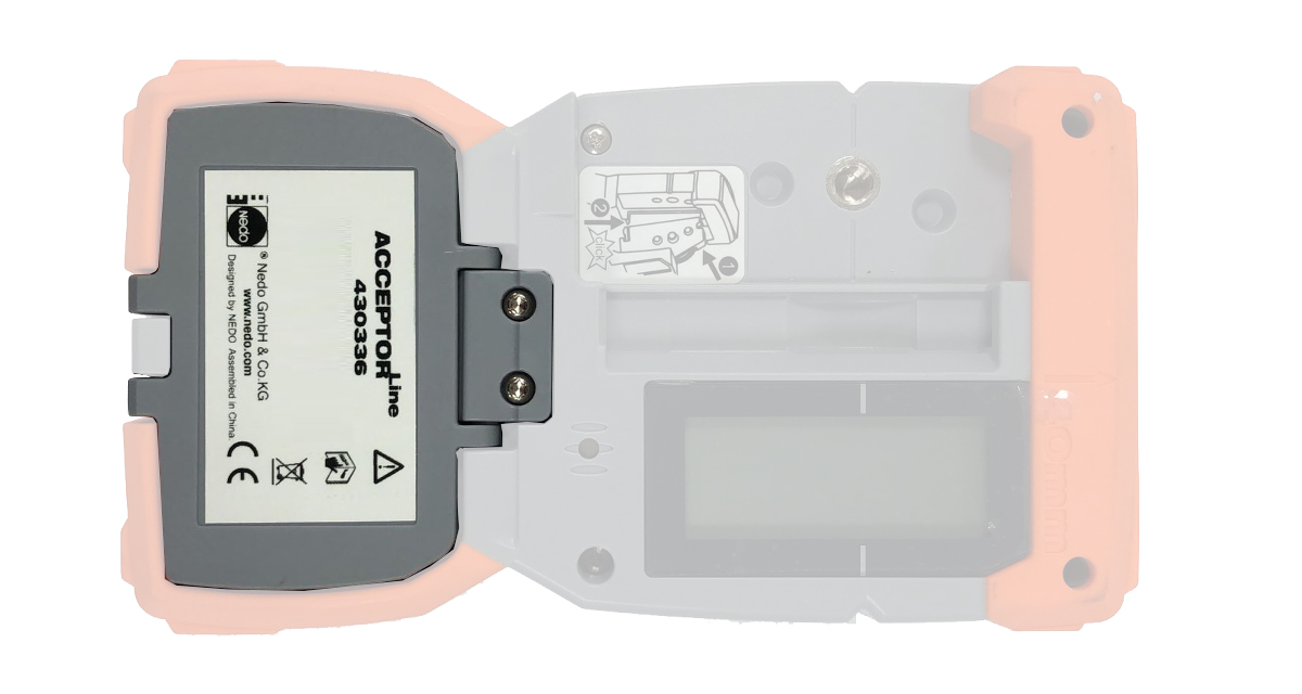 Nedo Acceptor batterij klep