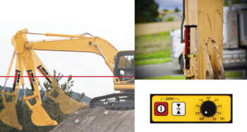 Nedo Laserontvanger ACCEPTOR M Laserontvanger voor gebruik bij bouwmachines