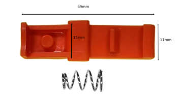 Nedo Handvatklem voor Mini Meetwiel en 703116– Voor Stevige en Veilige Bevestiging