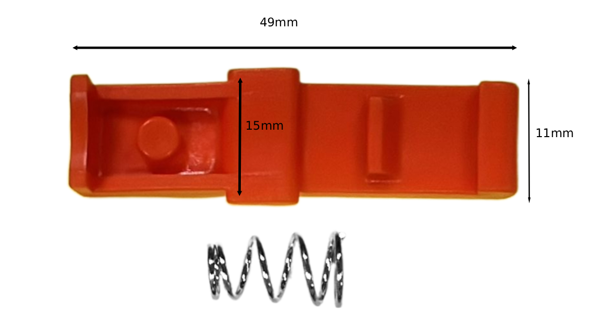 Nedo Handvatklem voor Mini Meetwiel en 703116– Voor Stevige en Veilige Bevestiging