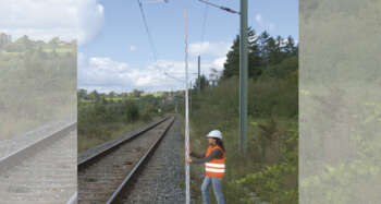 Nedo fiberglas telescopische waterpas E-baak