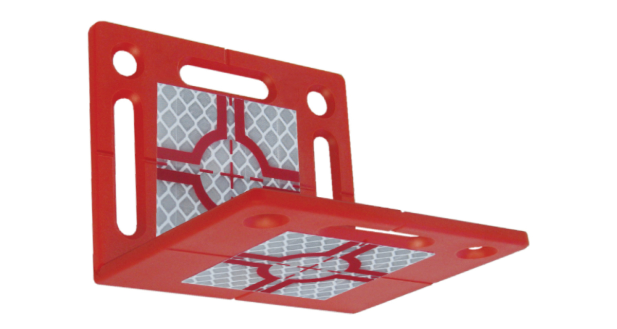 RS90R monitoring hoekmeetmerk rood (10st) Bouwlasers Online