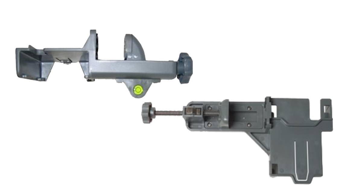Spectra C57 baakklem Voor bevestiging van de handontvanger aan een laser baak of lat. Geschikt voor o.a. Spectra HR550