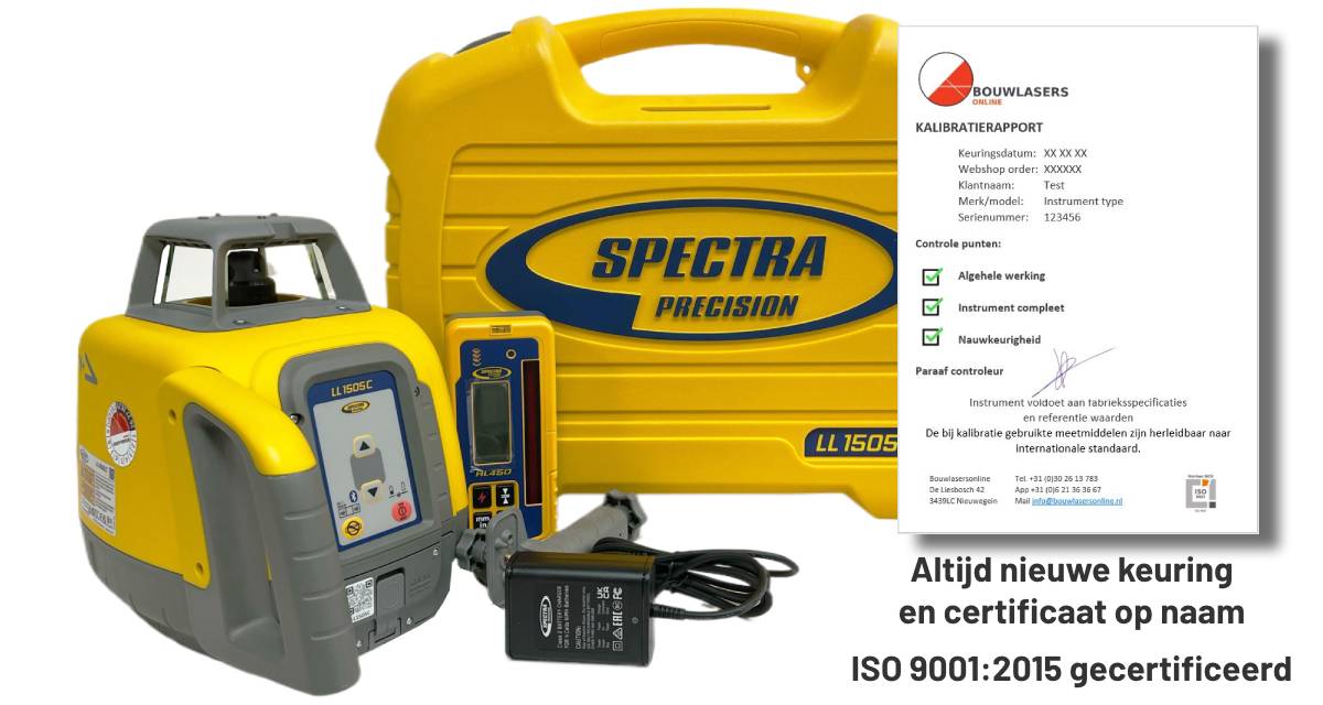 _Spectra LL1505C set Bouwlasers Online