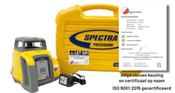 De LL300S zit eveneens in 'het robuuste jasje' van de Spectra-bouwlasers.