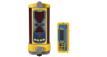 De Spectra LR60W machine ontvanger Aflezing via grote heldere LED's Voorzien van loodrecht sensor en bladhellingsindicator Loodrecht compensator Draadloze cabine display