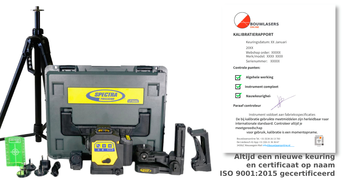 _Spectra LT360G met statief Bouwlasers Online