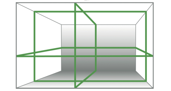 Drie groene laserstralen maken deze kruislijnlaser tot de beste op de markt