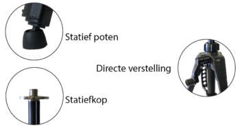 Licht telescopich statief
