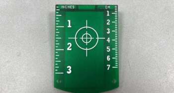 Richtmerk Groen universeel magnetisch t.b.v. groenlicht lasers Bijzonderheden: Geen Levering 1 stuk