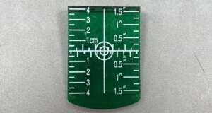 Richtmerk Groen universeel magnetisch t.b.v. groenlicht lasers Bijzonderheden: Geen Levering 1 stuk