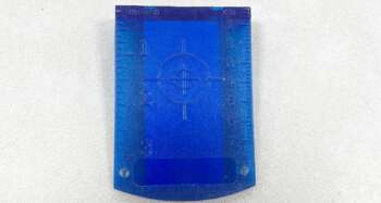 Richtmerk blauw universeel magnetisch t.b.v. groenlicht lasers Bijzonderheden: Geen Levering 1 stuk