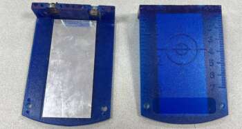 Richtmerk blauw universeel magnetisch t.b.v. groenlicht lasers Bijzonderheden: Geen Levering 1 stuk