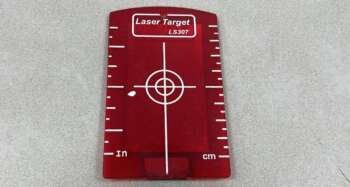 Richtmerk rood universeel magnetisch t.b.v. roodlicht lasers Bijzonderheden: Geen Levering 1 stuk