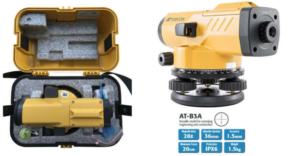 Topcon AT-B3A Categorie: Merken, Nedo lasers, Waterpasinstrument | Artikelnr.: 1012379-02 | Bekijk specificaties
