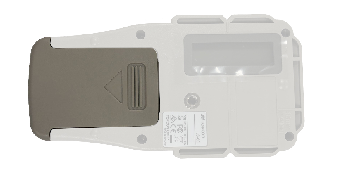 Topcon LS-80 batterij klep