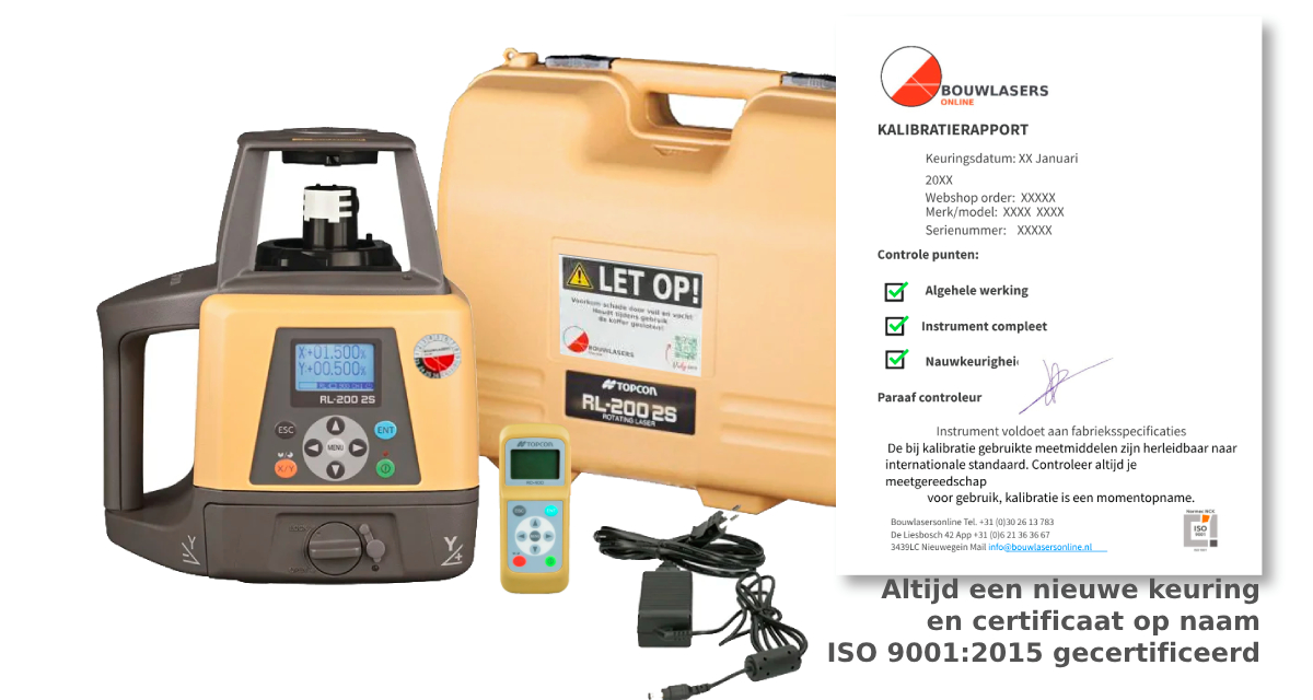 Topcon RL-200 2S Bouwlasers Online