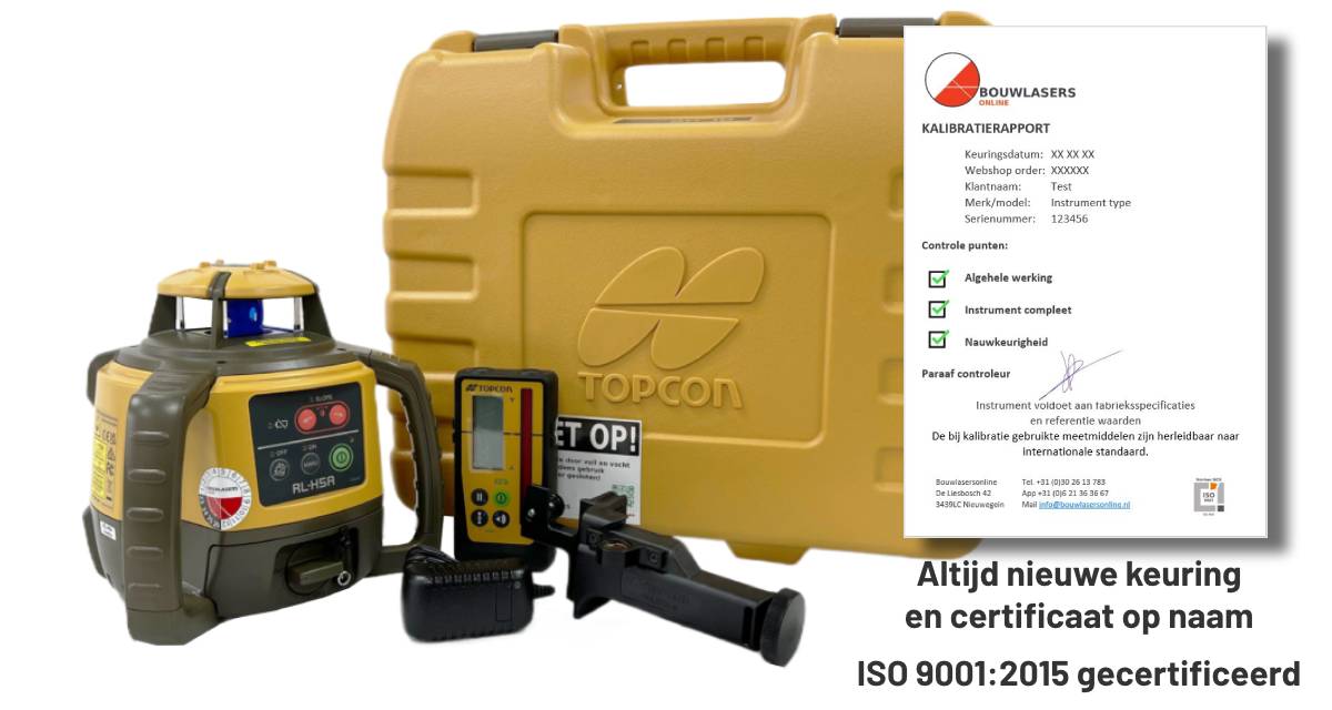 _Topcon RL-H5A LS100D set Bouwlasers Online