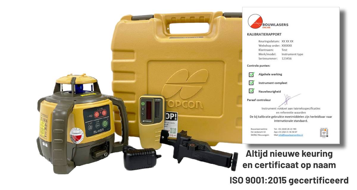 _Topcon RL-H5A LS80 set Bouwlasers Online