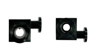 Verloop Leica naar 5/8" aansluiting Dis aluminium verloopstuk maakt het mogelijk een prisma met een 5/8"  aansluiting te monteren op een prismastok of stelvoet met een Leica aansluiting.