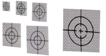 Meetstickers zilver los