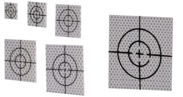 Meetstickers zilver los