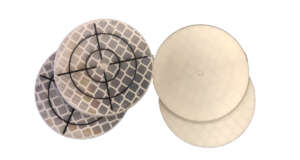 Meetstickers zilver rond los